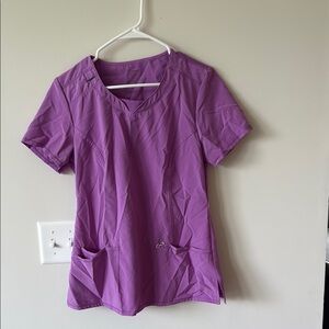 Cherokee Purple Short Sleeve Scrub Top